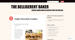 Desktop Screenshot of belligerentbaker.wordpress.com