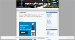 Desktop Screenshot of monmouthustore.wordpress.com