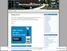 Tablet Screenshot of monmouthustore.wordpress.com