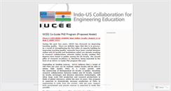 Desktop Screenshot of iucee6.wordpress.com