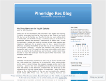 Tablet Screenshot of pineridgeres.wordpress.com