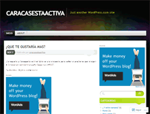 Tablet Screenshot of caracasestaactiva.wordpress.com