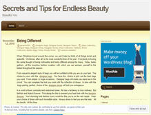 Tablet Screenshot of endlessbeauty.wordpress.com