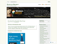 Tablet Screenshot of bindaasbharat.wordpress.com