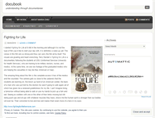 Tablet Screenshot of docubook.wordpress.com