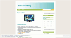 Desktop Screenshot of herostore.wordpress.com