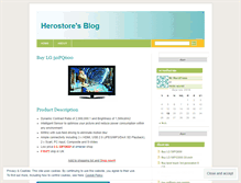 Tablet Screenshot of herostore.wordpress.com