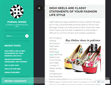 Tablet Screenshot of formalshoesblog.wordpress.com