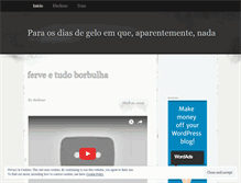 Tablet Screenshot of ebolicao.wordpress.com