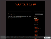 Tablet Screenshot of pallywithash.wordpress.com