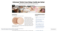 Desktop Screenshot of gayahidupcantiksehat.wordpress.com