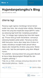 Mobile Screenshot of hujandanpelangiku.wordpress.com
