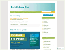Tablet Screenshot of librarydoriot.wordpress.com