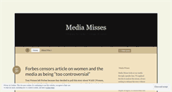 Desktop Screenshot of mediamisses.wordpress.com