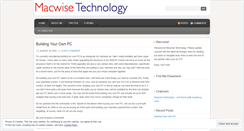 Desktop Screenshot of macwisetechnology.wordpress.com