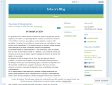 Tablet Screenshot of educer.wordpress.com