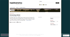 Desktop Screenshot of hazelinamerica.wordpress.com