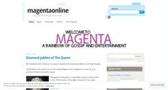Desktop Screenshot of magentaonline.wordpress.com