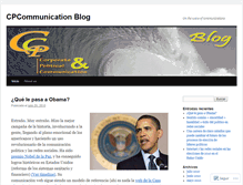Tablet Screenshot of cpcommunicationblog.wordpress.com