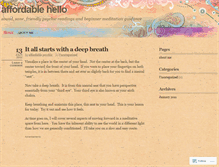 Tablet Screenshot of affordablepsychic.wordpress.com