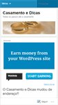 Mobile Screenshot of casamentoedicas.wordpress.com