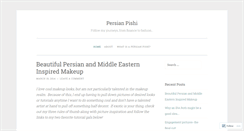 Desktop Screenshot of persianpishiblog.wordpress.com