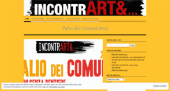 Desktop Screenshot of incontrarte.wordpress.com