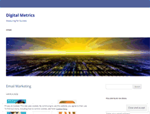 Tablet Screenshot of digitalmetrics.wordpress.com
