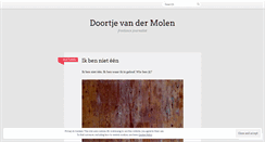 Desktop Screenshot of doortjevdmolen.wordpress.com