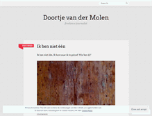 Tablet Screenshot of doortjevdmolen.wordpress.com