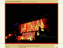 Tablet Screenshot of defleppard.wordpress.com