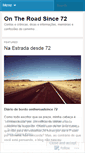 Mobile Screenshot of ontheroadsince72.wordpress.com