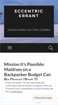 Mobile Screenshot of eccentricerrant.wordpress.com