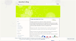 Desktop Screenshot of mareikeen903.wordpress.com