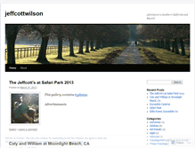 Tablet Screenshot of jeffcottwilson.wordpress.com
