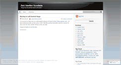 Desktop Screenshot of justanothersysadmin.wordpress.com