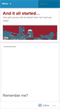Mobile Screenshot of anditallstarted.wordpress.com