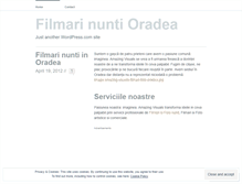 Tablet Screenshot of filmarioradea.wordpress.com