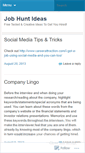 Mobile Screenshot of jobhuntideas.wordpress.com