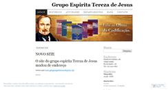 Desktop Screenshot of grupoespiritaterezadejesus.wordpress.com