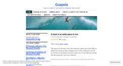 Desktop Screenshot of guapola.wordpress.com