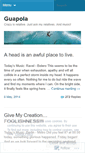 Mobile Screenshot of guapola.wordpress.com