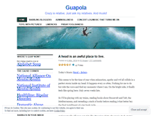Tablet Screenshot of guapola.wordpress.com