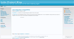 Desktop Screenshot of lobobrowser.wordpress.com