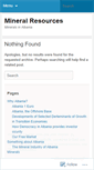 Mobile Screenshot of mineralresourses.wordpress.com