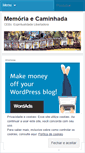 Mobile Screenshot of memoriaecaminhada.wordpress.com