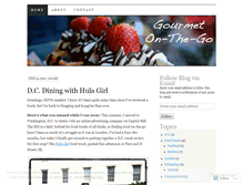 Tablet Screenshot of gourmetonthego.wordpress.com