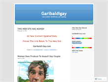 Tablet Screenshot of garibaldigay.wordpress.com