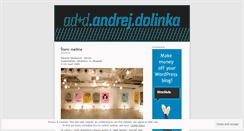 Desktop Screenshot of dolinka.wordpress.com