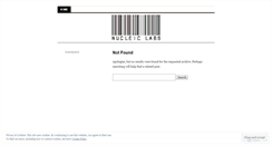 Desktop Screenshot of nucleiclabs.wordpress.com